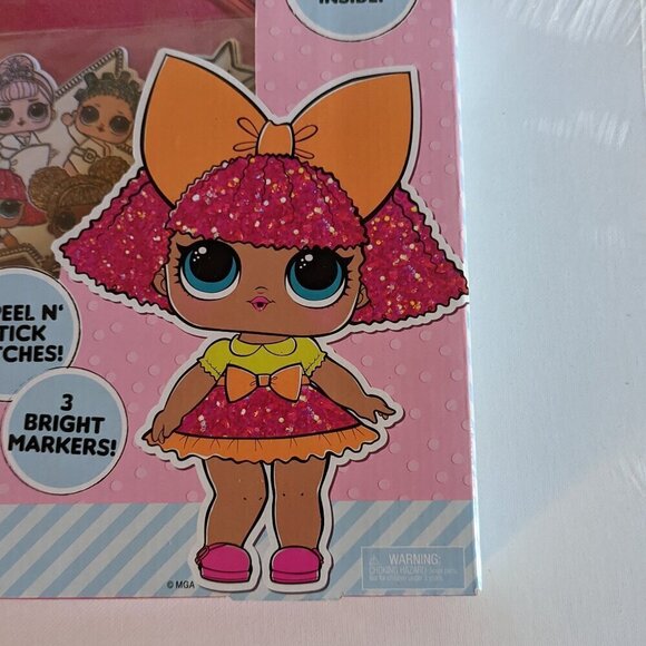 NWT LOL Surprise! Glitter Glam Handbag Easter Gift Pink L.O.L. Dolls Crafts Kids - Picture 3 of 6